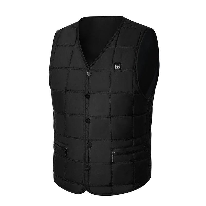 Warm Thread men's heated vest, alternate view